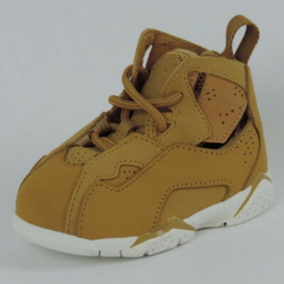 Jordan True Flight BT Toddlers Shoes Leather Golde - Picture 10 of 12
